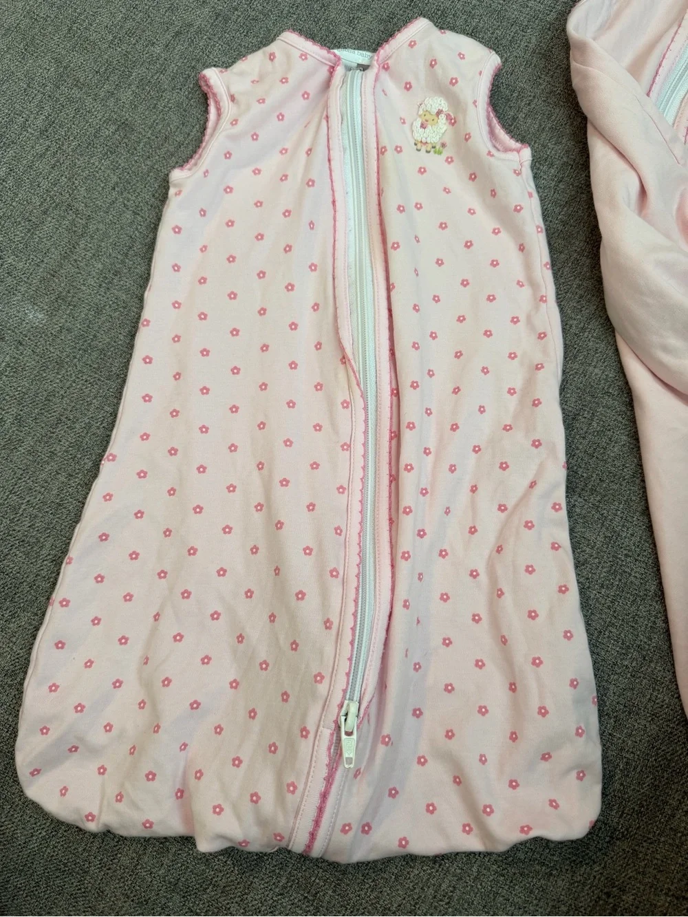 Magnolia Baby 2pc Set Newborn Sleep Sacks - Soft Zip Closure 100% Pima Cotton